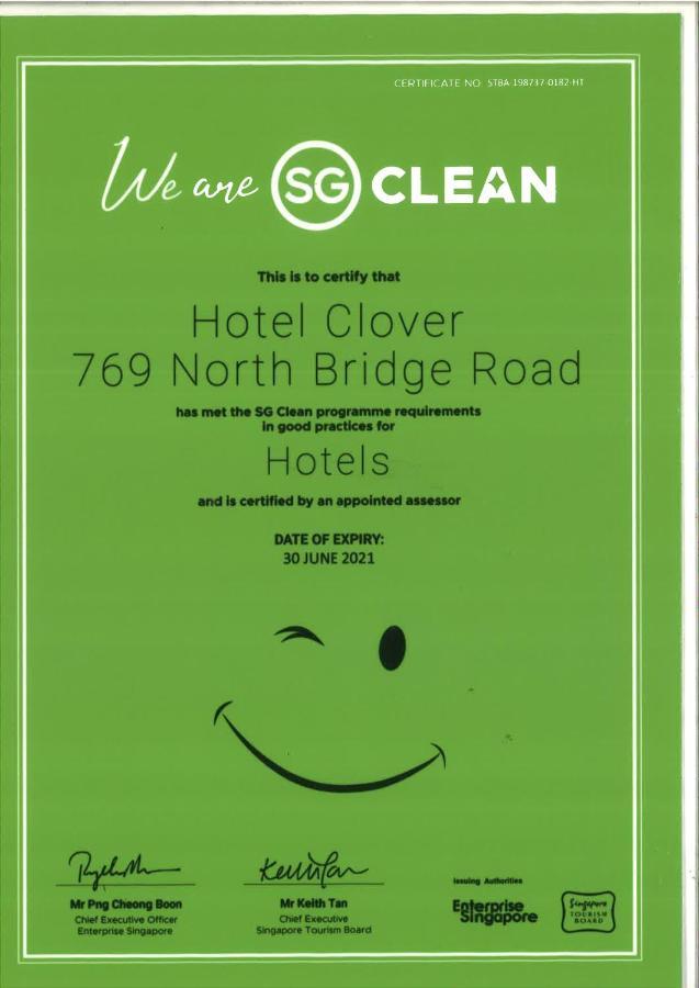 Hotel Clover 769 North Bridge Road Singapur Dış mekan fotoğraf